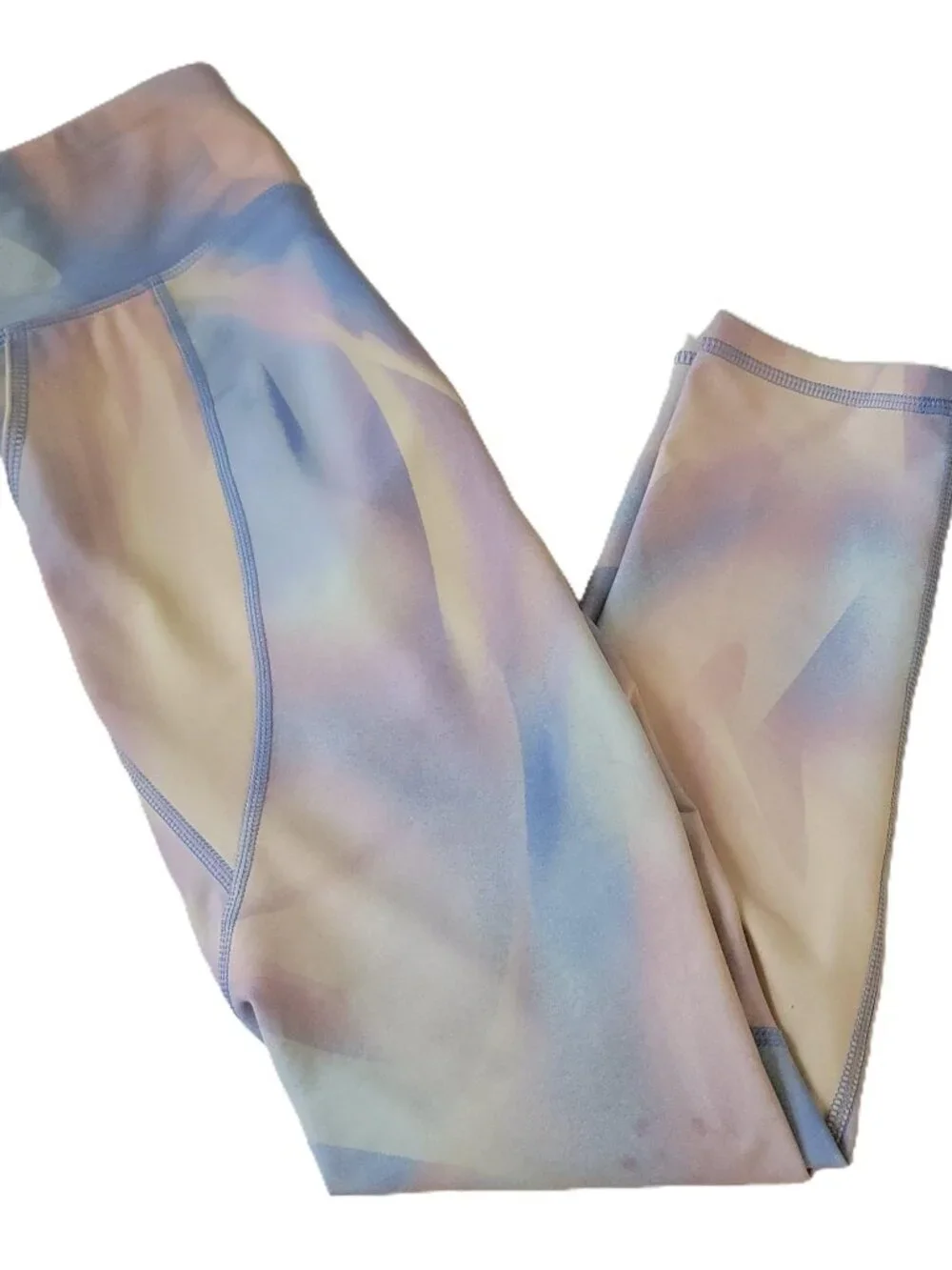 Old Navy Girls High Rise Pastel Tie Dye Leggings Size L (10-12)